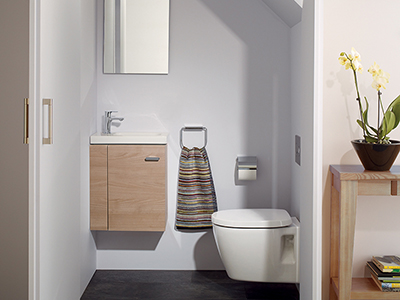 Small space toilet top